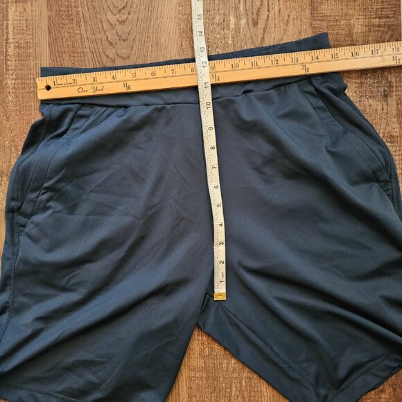 32 Degrees Athletic Drawstring Shorts, M, Dark Blue - Picture 3 of 8